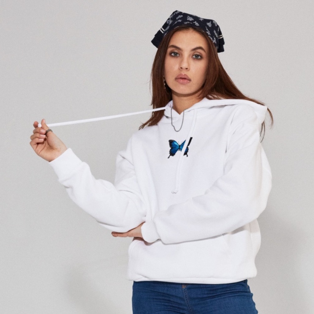 Local heroes butterfly hoodie size small